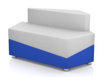 Модульный диван для офиса toform M15 united lines Конфигурация M15-2D5L