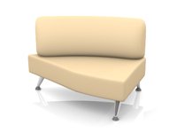 Модульный диван для офиса toform М23 fashion trends Конфигурация M23-2DL