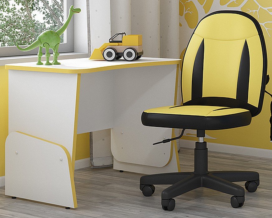Компьютерный стол "SKILL" STG 7050 желтый